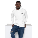 AVEZZI Box Embroidered Unisex Hoodie - White
