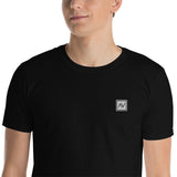 AVEZZI Box Embroidered Unisex T-Shirt - Black