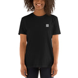 AVEZZI Box Embroidered Unisex T-Shirt - Black