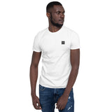 AVEZZI Box Embroidered Unisex T-Shirt - White